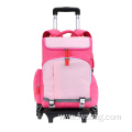 Breathable waterproof wear-resistant cute lightweight laptop bag women sleeve pink trolley school bag with handle